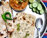 A picture of step 6 of Naan Bread and Yogurt Onion Bell Pepper Curry.