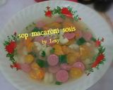 Foto langkah ke 3 dari resep Sop macaroni sosis.