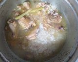 Hình bước làm 3 của món Cháo gà siêu tốc