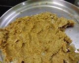 A picture of step 6 of Baingan bartha stuffed bread.