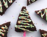 Brownies Christmas Trees langkah memasak 8 foto