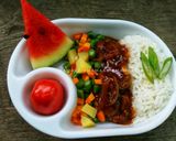 Foto langkah ke 5 dari resep Steak daging giling (mpasi 11+).