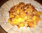 A picture of step 9 of Fried potatoes omelette.
