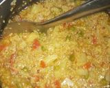 A picture of step 7 of Dalia upma.