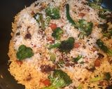 A picture of step 8 of Broccoli Rice.