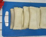 Foto langkah ke 5 dari resep "ROTI PANGGANG PISANG COKLAT".