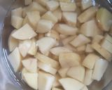 A picture of step 1 of Masala aloo.