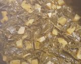 A picture of step 3 of Golden Beets with Grape Leaves.