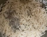 A picture of step 5 of Hyderabadi style Soya Nuggets ki Biryani and Safed Mirchi ki Salan.