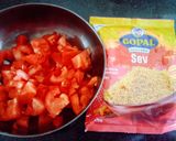 A picture of step 1 of Tasty chatpattu Kathiyawadi sev tomato shaak(sabji).