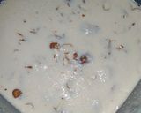A picture of step 12 of Eid special khajoor kheer.