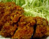 A picture of step 7 of Healthy Tonkatsu.