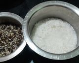 A picture of step 1 of Dosa batter- Dosa.