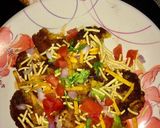 A picture of step 2 of Sweet corn tikki chaat.