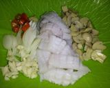 Foto langkah ke 1 dari resep Cumi Saos Tiram 🐙🍄.