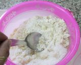 A picture of step 1 of Milk Cheese Coconut Fudge.