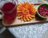 A picture of step 3 of Pomegranate tea.