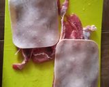 Foto del paso 2 de la receta: Rollo de milanesa, con jamón y queso