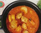 A picture of step 1 of Arbi curry.