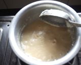 A picture of step 2 of Kalakand from leftover ghee mawa.