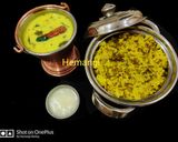A picture of step 12 of Gujarati Kadhi Khichdi.