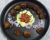 A picture of step 5 of Chicken papaya corn.