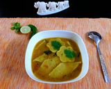 A picture of step 5 of Gujarati Dal Dhokli.