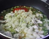 A picture of step 2 of Italian Chicken Minestrone Soup.