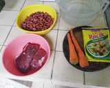 Foto langkah ke 1 dari resep Sop 🐄Limosin🐂Kacang Merah Wenak Praktis.