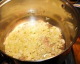 A picture of step 1 of Lentil and Swiss Chard Soup (Vegan).
