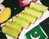 A picture of step 10 of Green tea cake.