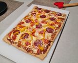 Foto del paso 4 de la receta: Pizza con harina de almendras y avena sin gluten!