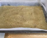 A picture of step 3 of Low sugar coconut slices #mycookbook.