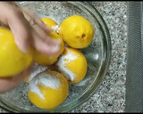 A picture of step 3 of Sparkling Raspberry lemonade|| preserved raspberry lemonade.