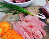 Hình bước làm 1 của món Mì chũ ăn sáng