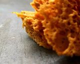 A picture of step 1 of No-churn honey ice cream with honeycomb crunch.