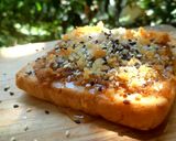 รูปขั้นตอนการทำที่ 3 ของ Chickpea Butter Coco🥥 Toast 🍞 ขนมปังมะพร้าวเนยถั่วลูกไก่🐣