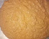 A picture of step 2 of Besan suji laddu.