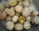 A picture of step 1 of Spiced baby potato curry with tomato.