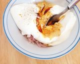 Une image de l'étape 2 de Sauce ail échalotes crème fraîche.