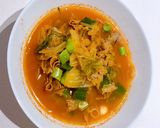 Hình bước làm 5 của món Canh Kim Chi Nấu Thịt Bò