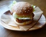 A picture of step 8 of Teriyaki Chicken Burger.