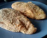 A picture of step 1 of spicey chicken, sweet tomato rice.