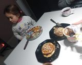Foto del paso 6 de la receta: Pancake de naranja con nuez y dulce de leche