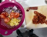 Foto del paso 3 de la receta: Tortilla de patata con chorizo picante