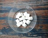 A picture of step 1 of Garlic Chilli Paneer.