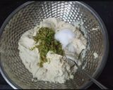A picture of step 3 of Stuffed Dahi Vada.