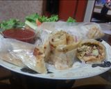 A picture of step 1 of Chicken paratha rolls.