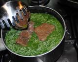 Green rice (Zamarod pilaf) recipe step 6 photo
