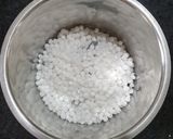 A picture of step 1 of Falahari Idli.